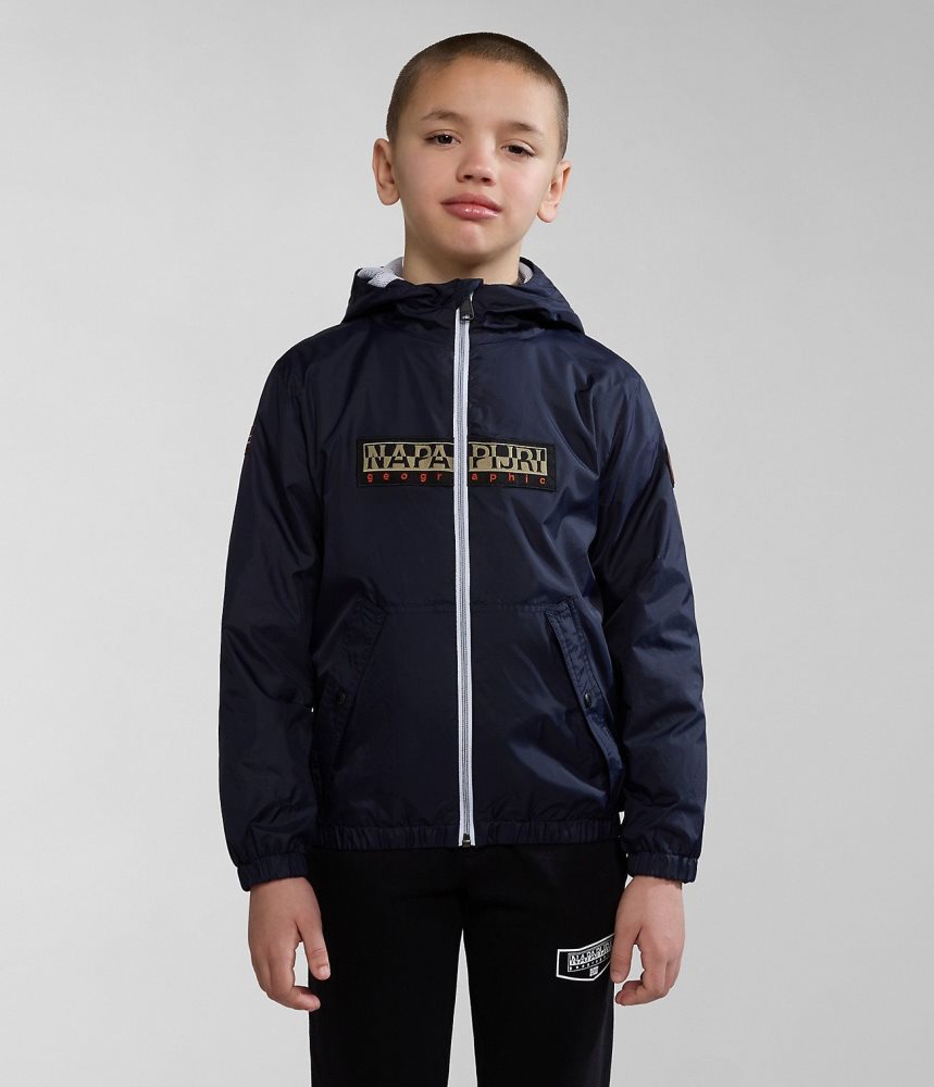 Napapijri Cree Short Jacket (4-16 YEARS) Short Jackets Kinderen Donkerblauw | XEGKBFL-06