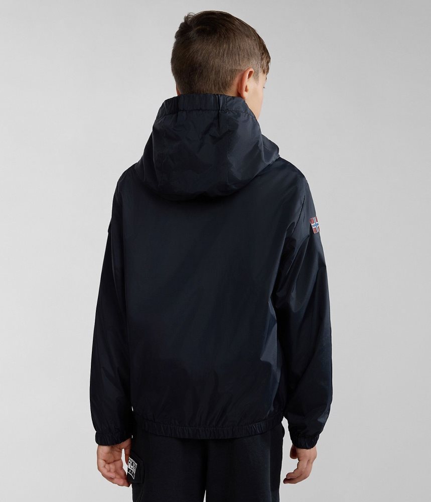 Napapijri Cree Short Jacket (4-16 YEARS) Short Jackets Kinderen Zwart | QHMZSNX-32