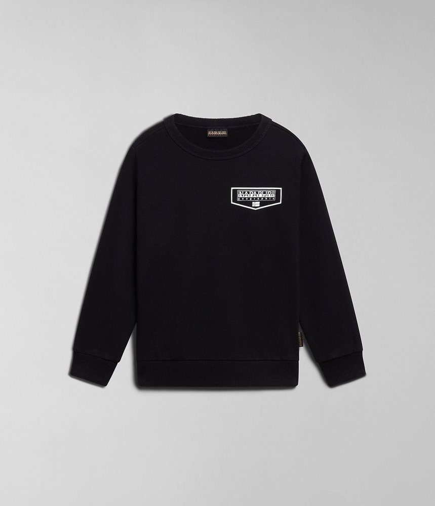 Napapijri Cree Tracksuit (4-16 YEARS) Sweatshirts Kinderen Zwart | YKFAURI-09