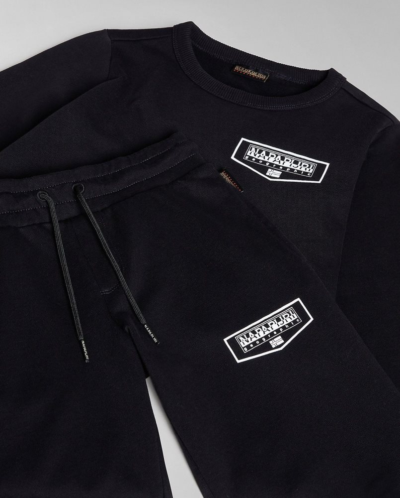 Napapijri Cree Tracksuit (4-16 YEARS) Trainingspak Kinderen Zwart | IHENPFS-20