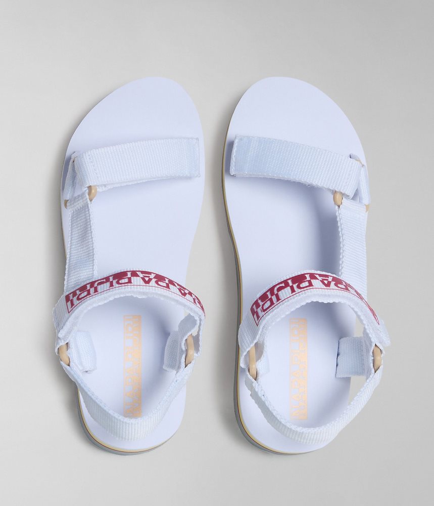 Napapijri Dahlia Sandals Sandalen Dames Wit | CRIUFPH-71