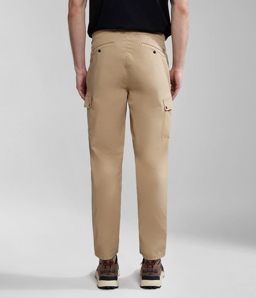 Napapijri Dease Cargo Trousers Cargo Broek Heren Beige | OFSTNZE-34