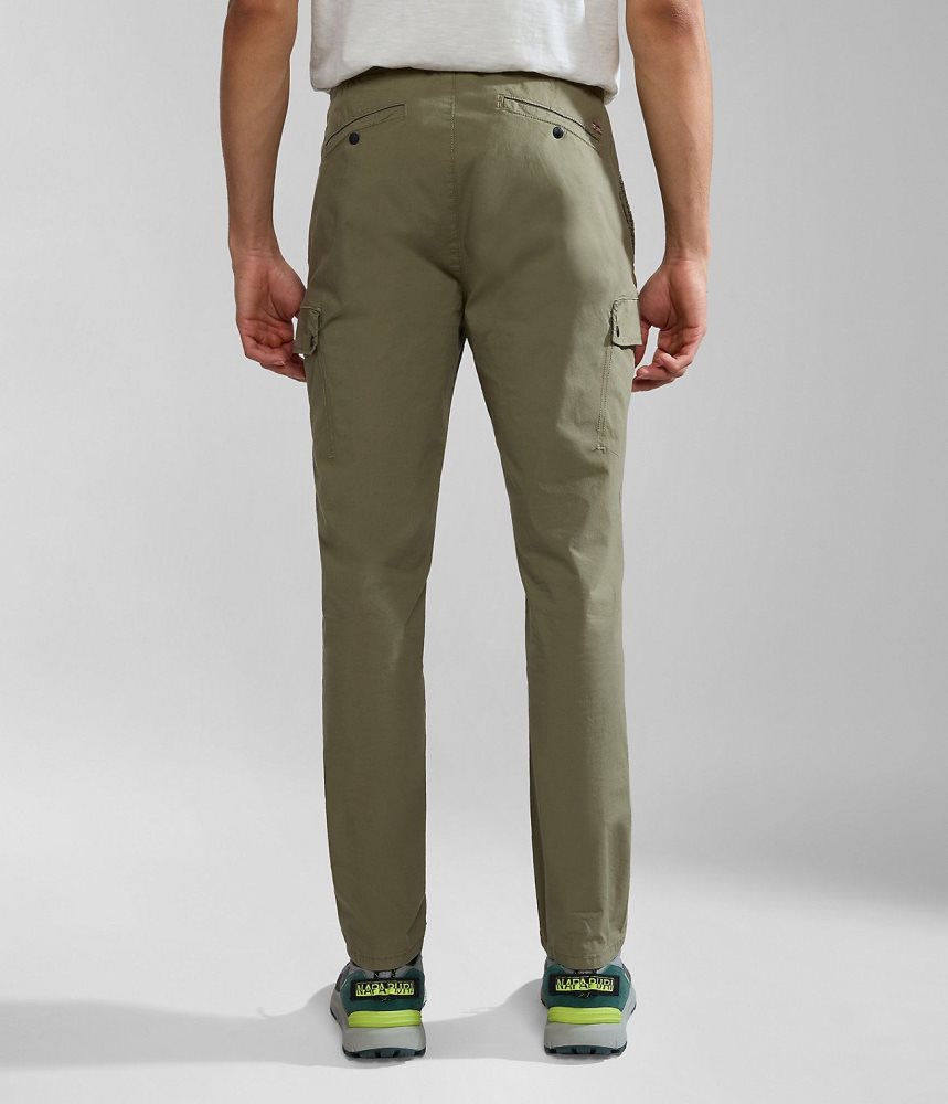 Napapijri Dease Cargo Trousers Cargo Broek Heren Groen | LMYBXVW-37
