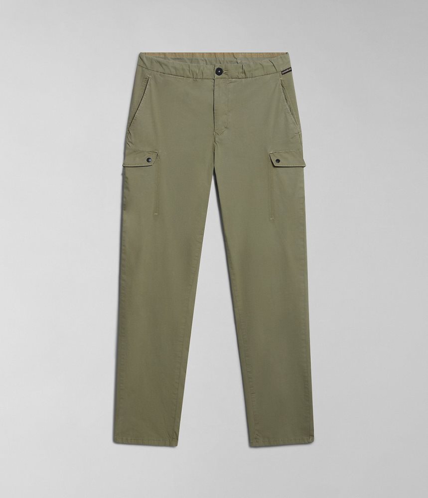 Napapijri Dease Cargo Trousers Cargo Broek Heren Groen | LMYBXVW-37