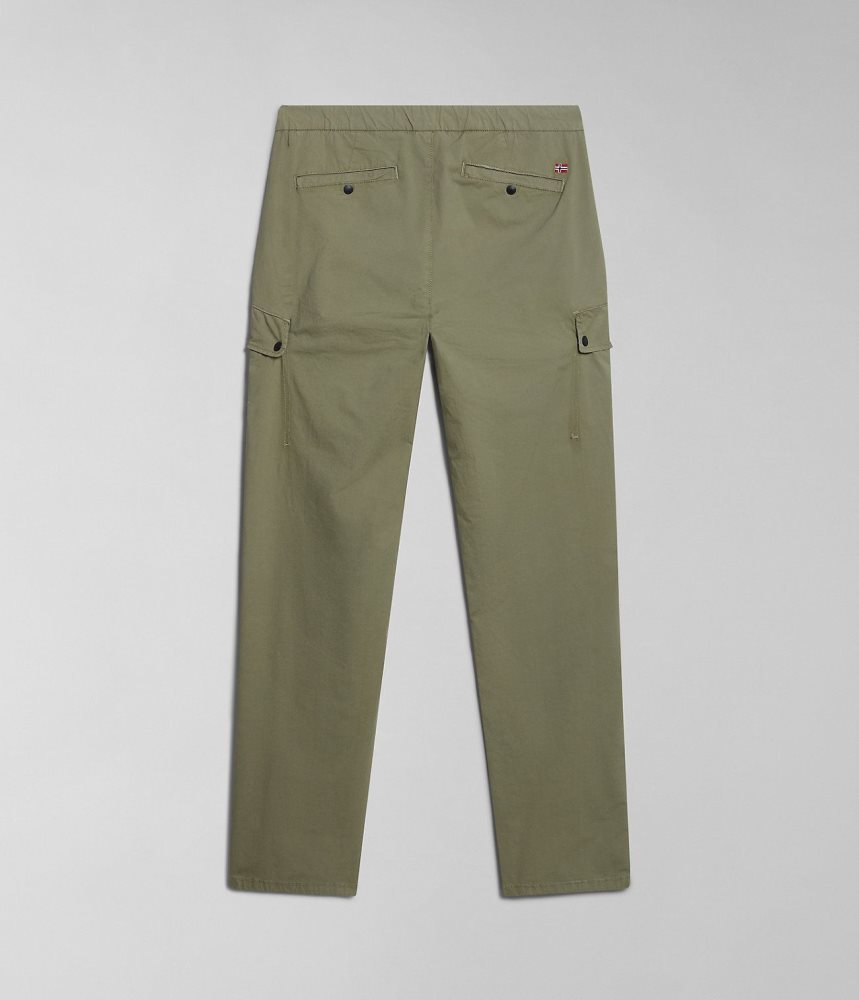 Napapijri Dease Cargo Trousers Cargo Broek Heren Groen | LMYBXVW-37