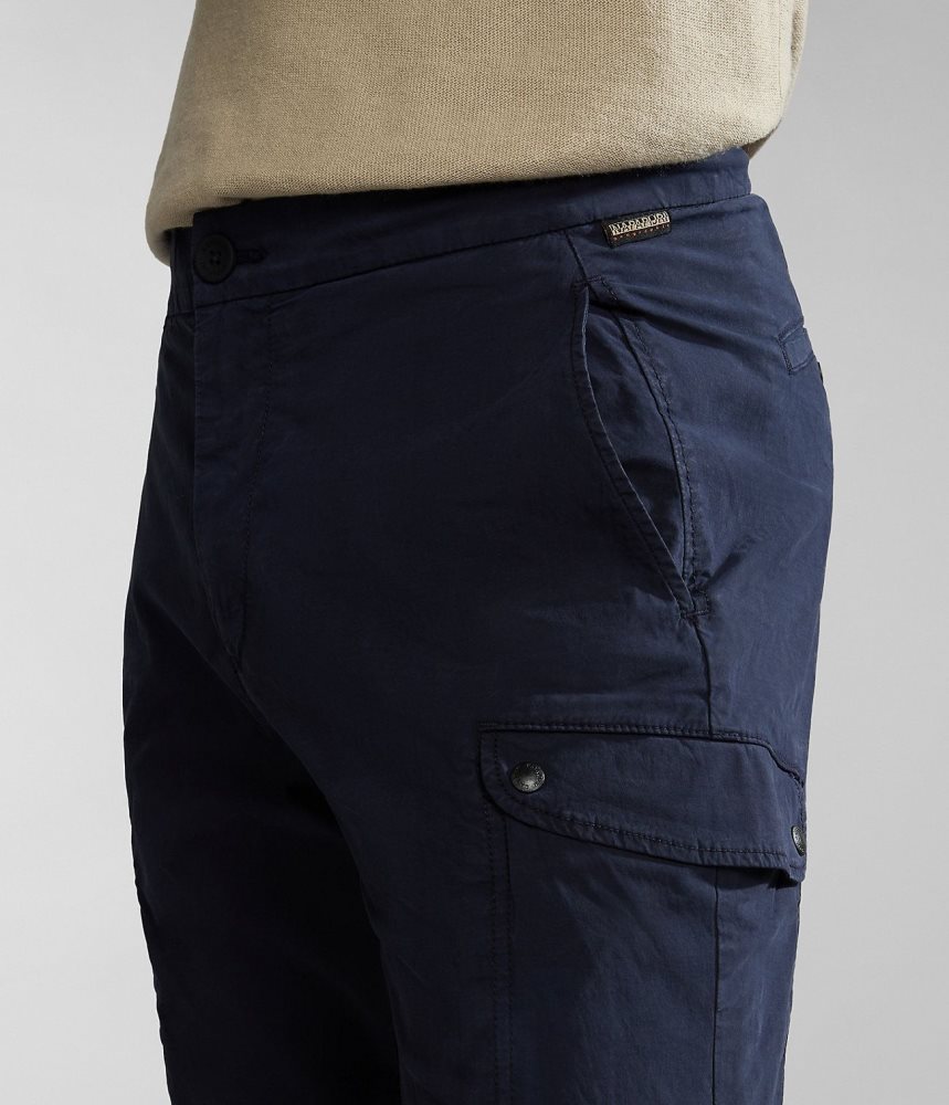 Napapijri Dease Cargo Trousers Cargo Broek Heren Donkerblauw | GXONQPE-53