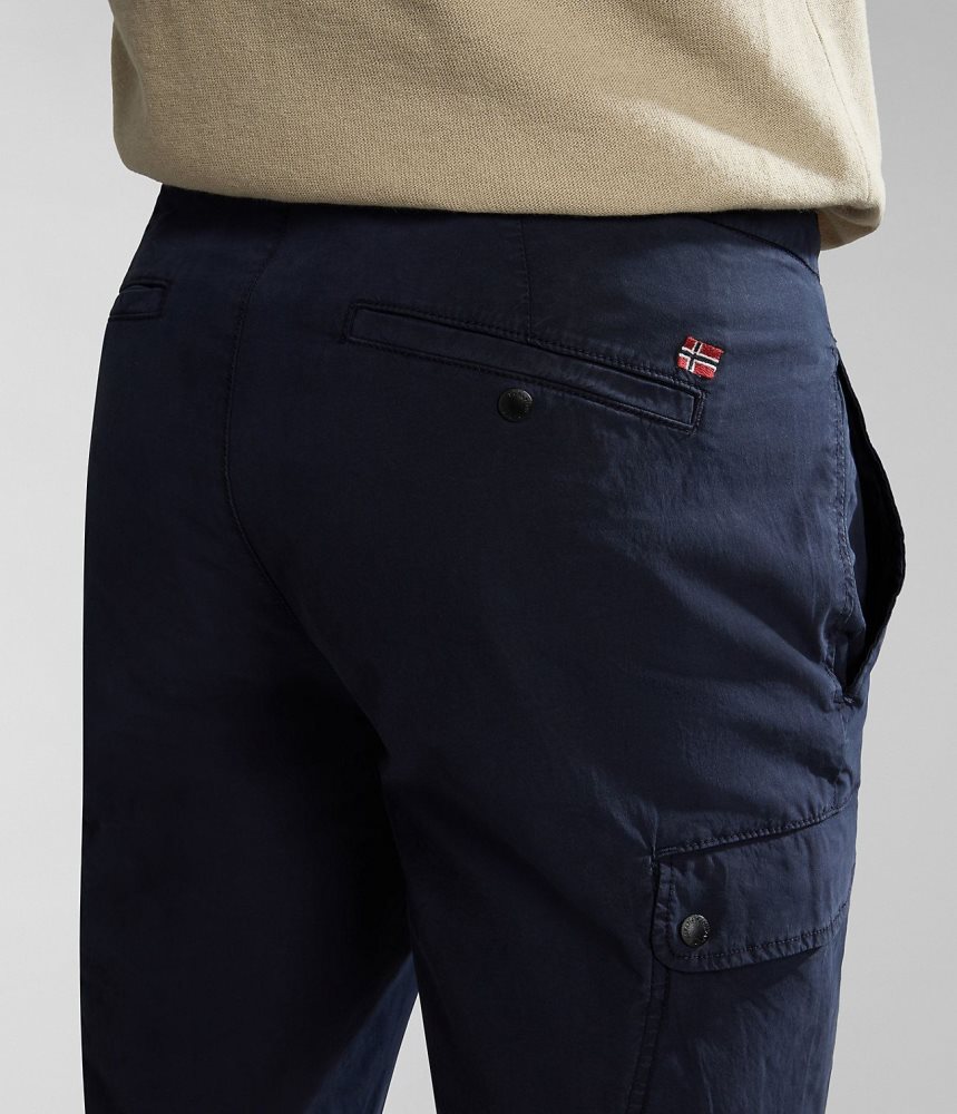 Napapijri Dease Cargo Trousers Cargo Broek Heren Donkerblauw | GXONQPE-53