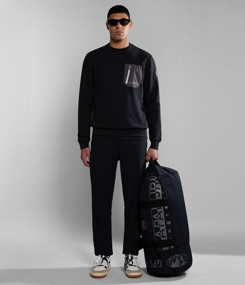 Napapijri Dease Tech Trousers Joggingbroek Heren Zwart | LVAREUF-52