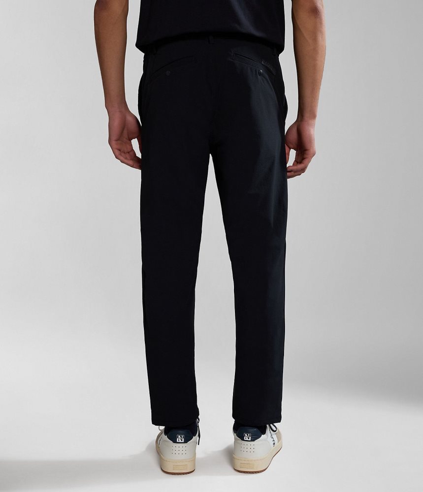 Napapijri Dease Tech Trousers Joggingbroek Heren Zwart | LVAREUF-52