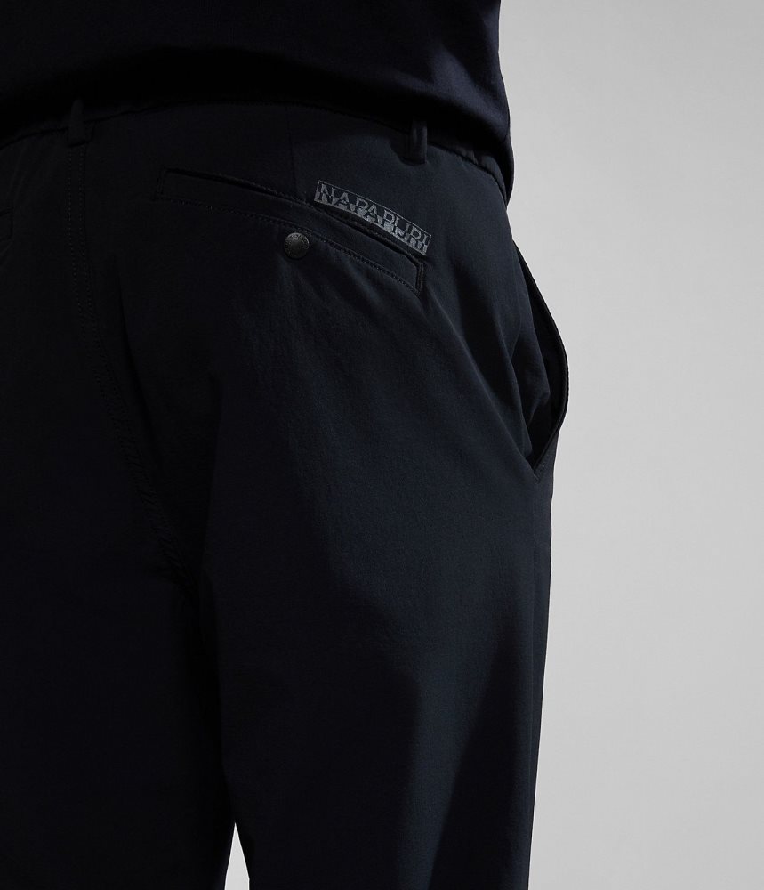 Napapijri Dease Tech Trousers Joggingbroek Heren Zwart | LVAREUF-52