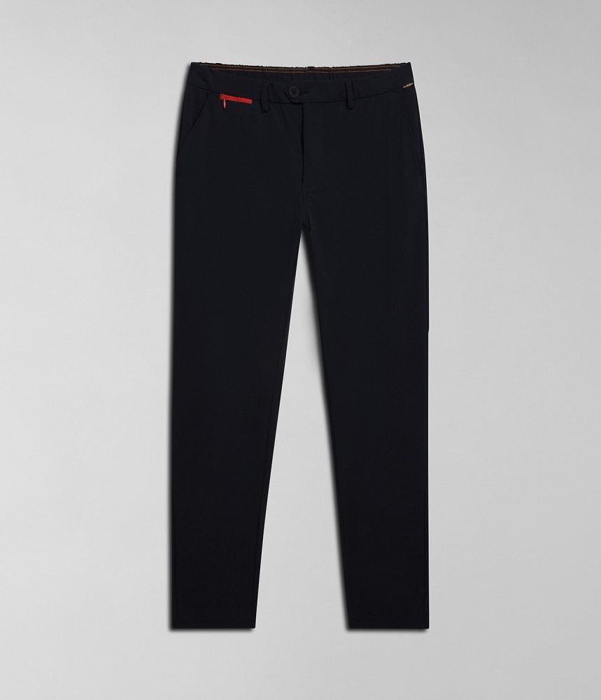 Napapijri Dease Tech Trousers Joggingbroek Heren Zwart | LVAREUF-52