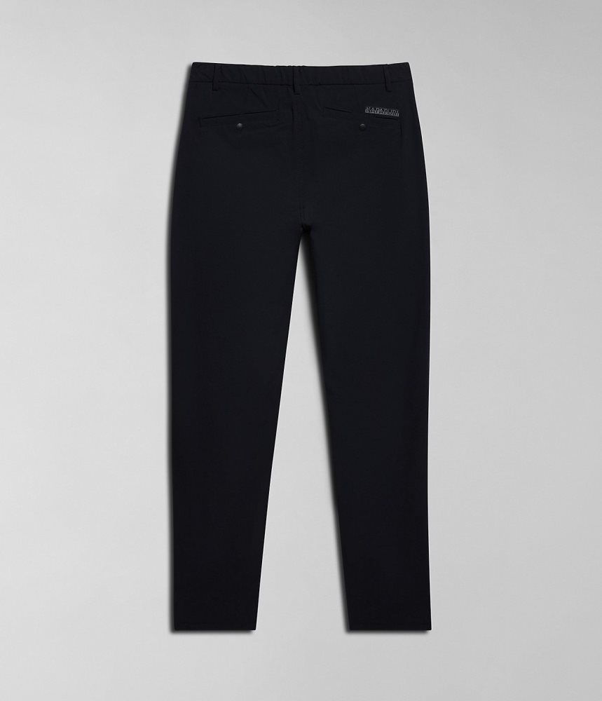 Napapijri Dease Tech Trousers Joggingbroek Heren Zwart | LVAREUF-52