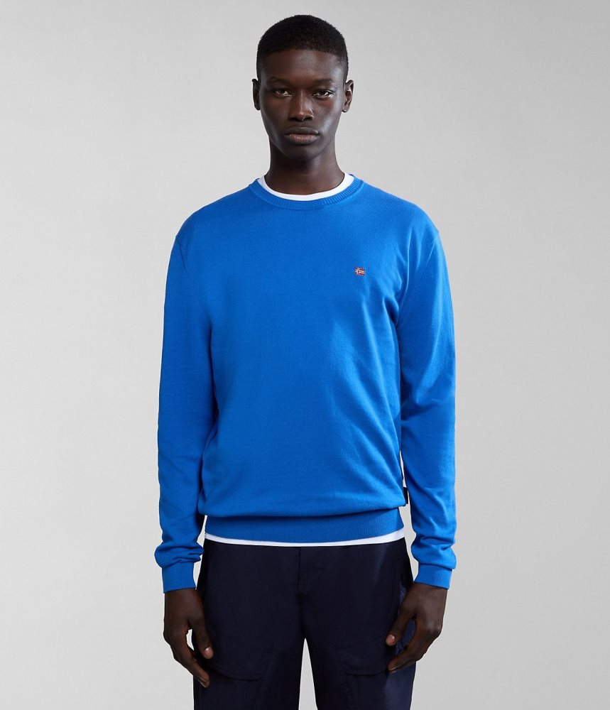 Napapijri Decatur Jumper Jumpers Heren Blauw | LCUQPEO-69