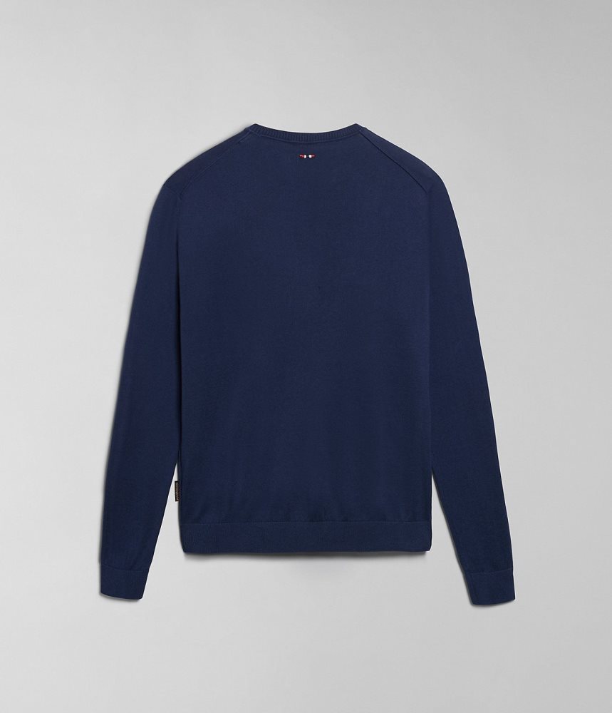 Napapijri Decatur Jumper Jumpers Heren Donkerblauw | CUBDVMP-40