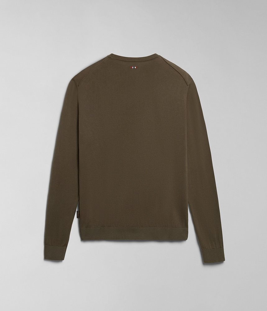 Napapijri Decatur Jumper Jumpers Heren Groen | QVFCSNJ-78