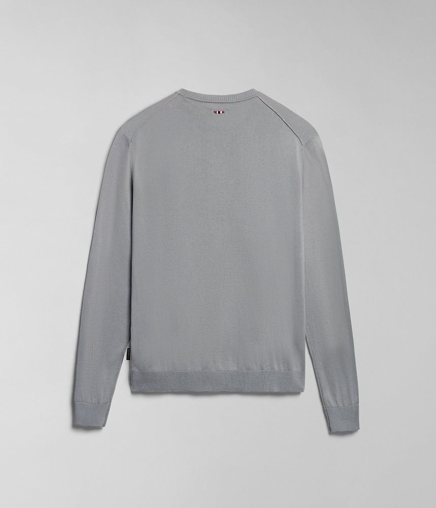 Napapijri Decatur Jumper Jumpers Heren Grijs | LOEJMFI-72