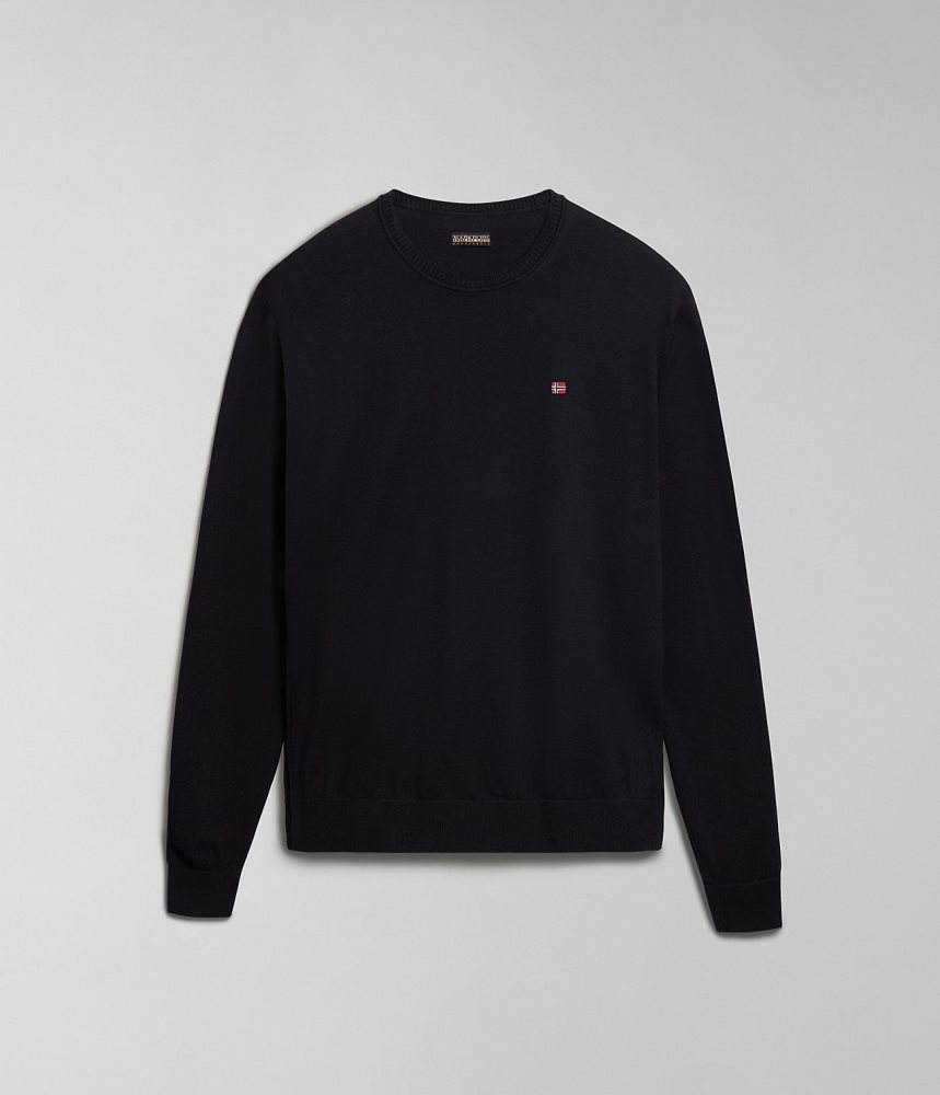Napapijri Decatur Jumper Jumpers Heren Zwart | YLIAWKS-97
