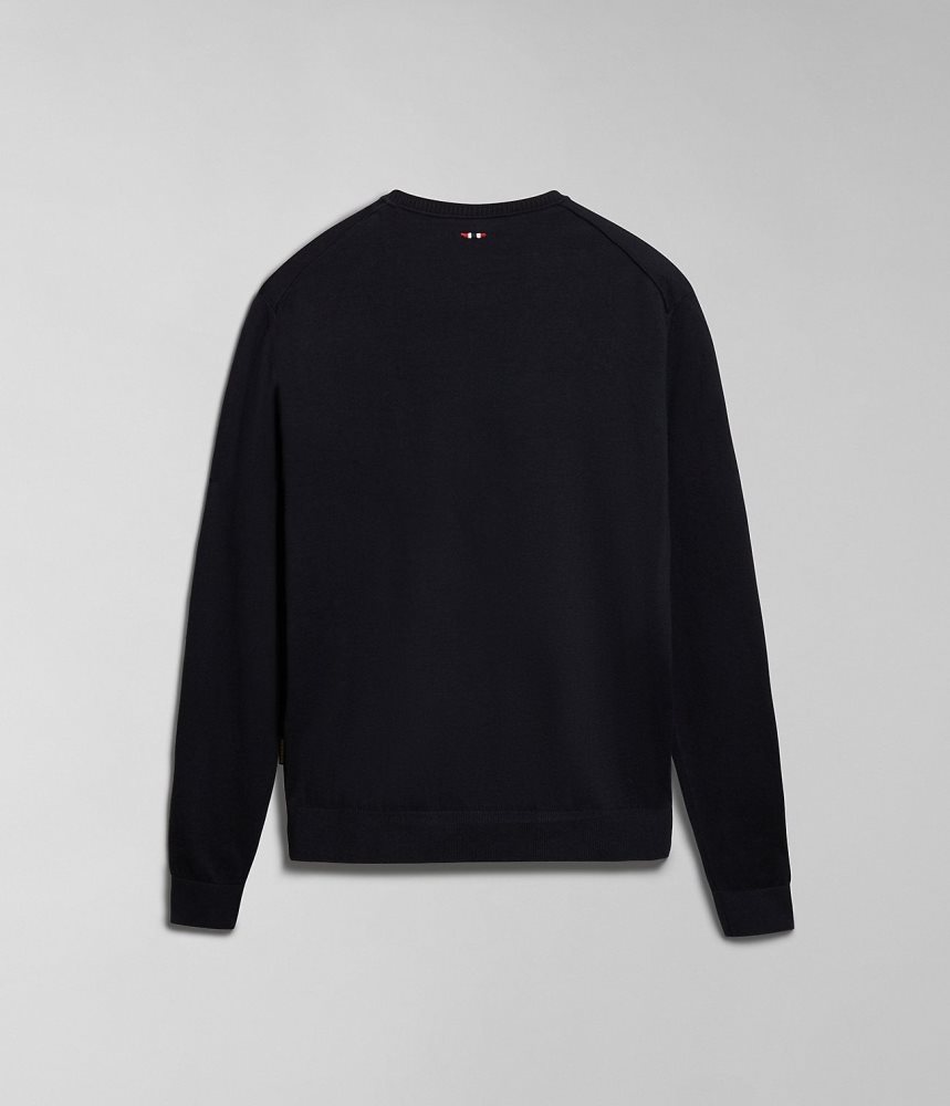 Napapijri Decatur Jumper Jumpers Heren Zwart | YLIAWKS-97