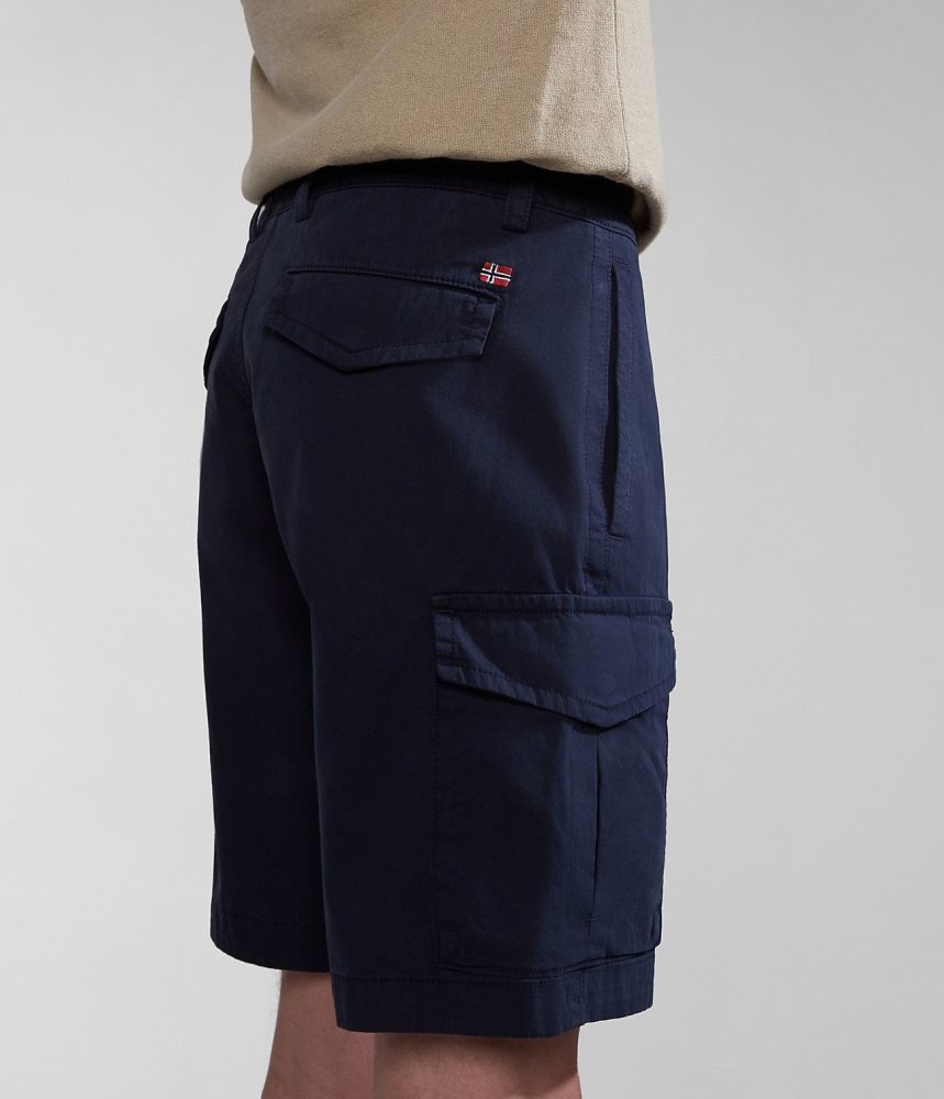 Napapijri Deline Bermuda Shorts Korte Broek Heren Donkerblauw | QNTLMRI-62