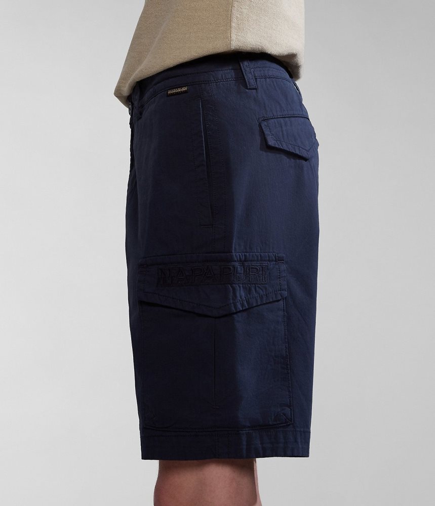 Napapijri Deline Bermuda Shorts Korte Broek Heren Donkerblauw | QNTLMRI-62