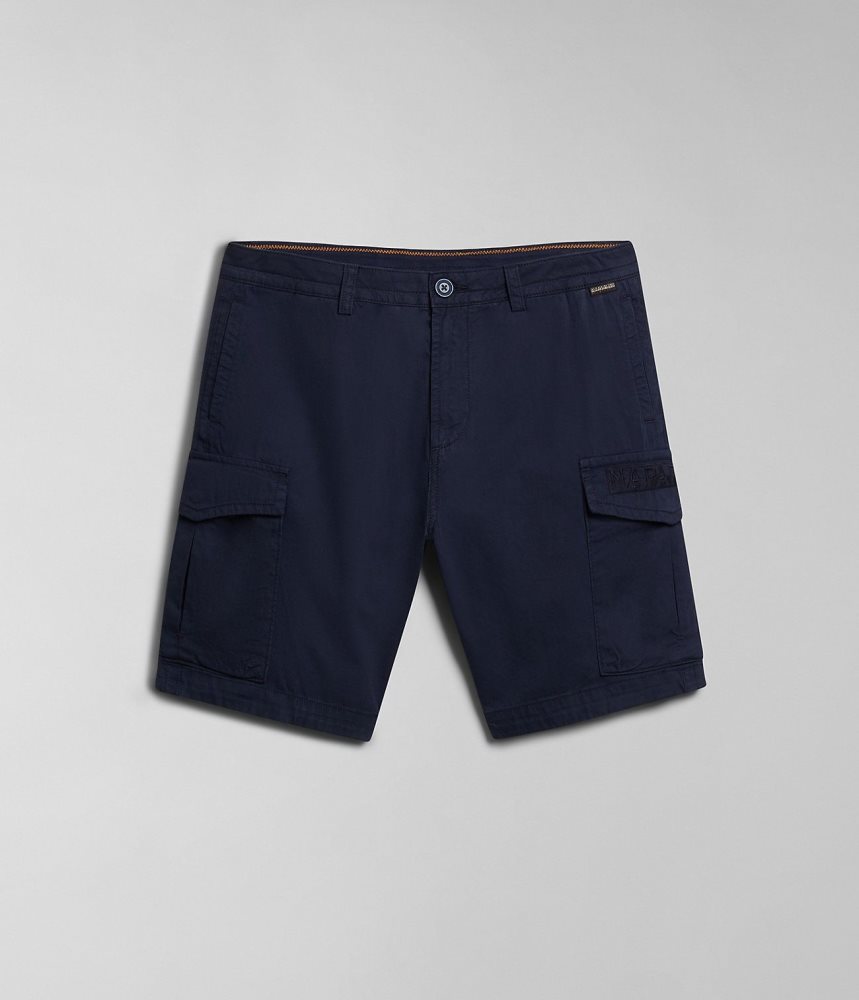Napapijri Deline Bermuda Shorts Korte Broek Heren Donkerblauw | QNTLMRI-62