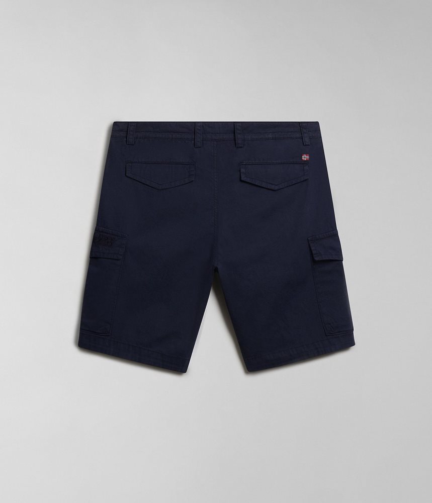Napapijri Deline Bermuda Shorts Korte Broek Heren Donkerblauw | QNTLMRI-62