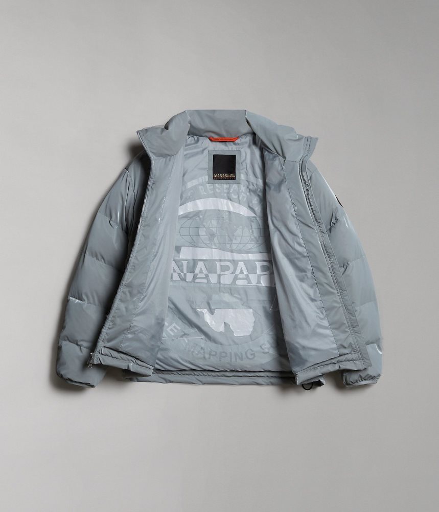 Napapijri Ellis Puffer Jacket Puffer Jas Dames Grijs | OGKNLMU-70