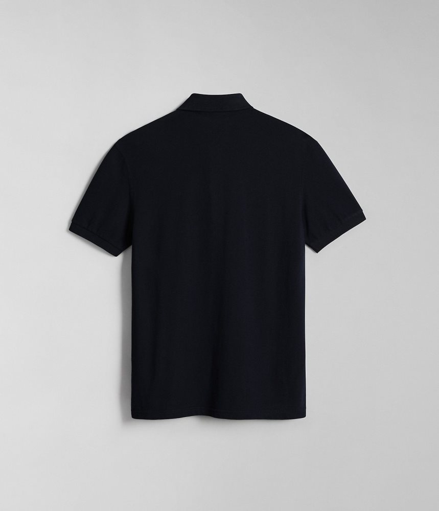 Napapijri Eolanos Short Sleeve Polo Shirt Poloshirt Heren Donkerblauw | RLNSZJI-60