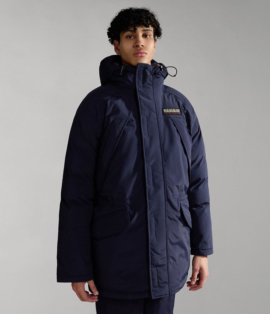 Napapijri Epoch Parka Jacket Parka Jassen Heren Donkerblauw | AINJZQY-53