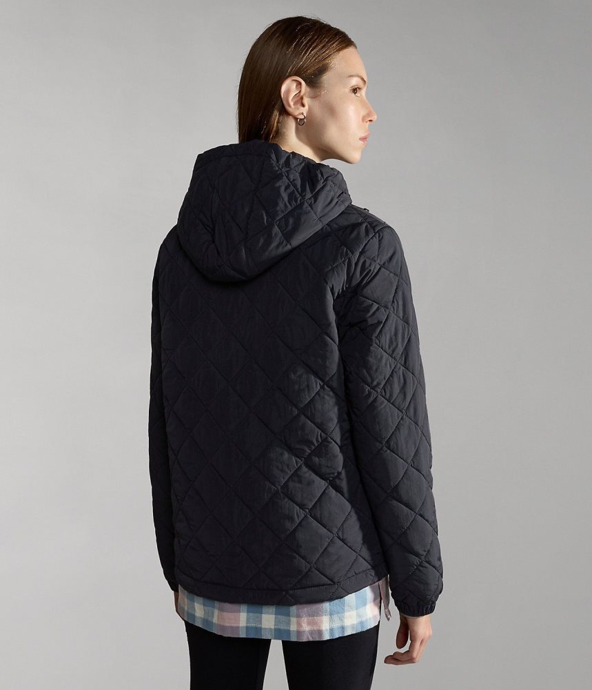 Napapijri Epoch Short Jacket Short Jackets Dames Zwart | BFQPVNM-95