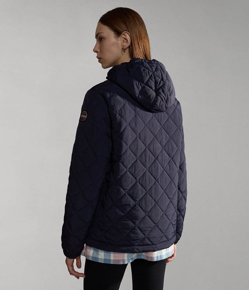 Napapijri Epoch Short Jacket Short Jackets Dames Donkerblauw | SCWPKJH-87