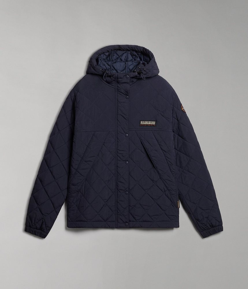 Napapijri Epoch Short Jacket Short Jackets Dames Donkerblauw | SCWPKJH-87