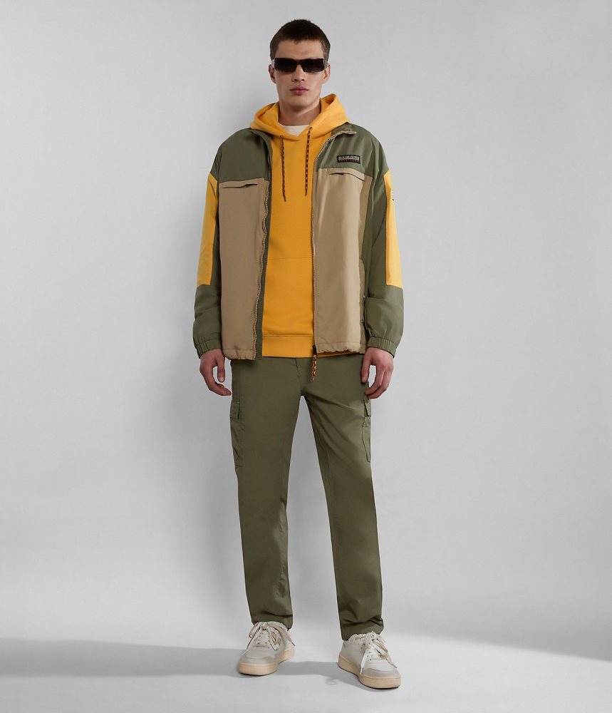 Napapijri Faber Cargo Trousers Cargo Broek Heren Groen | UVPQBIR-82
