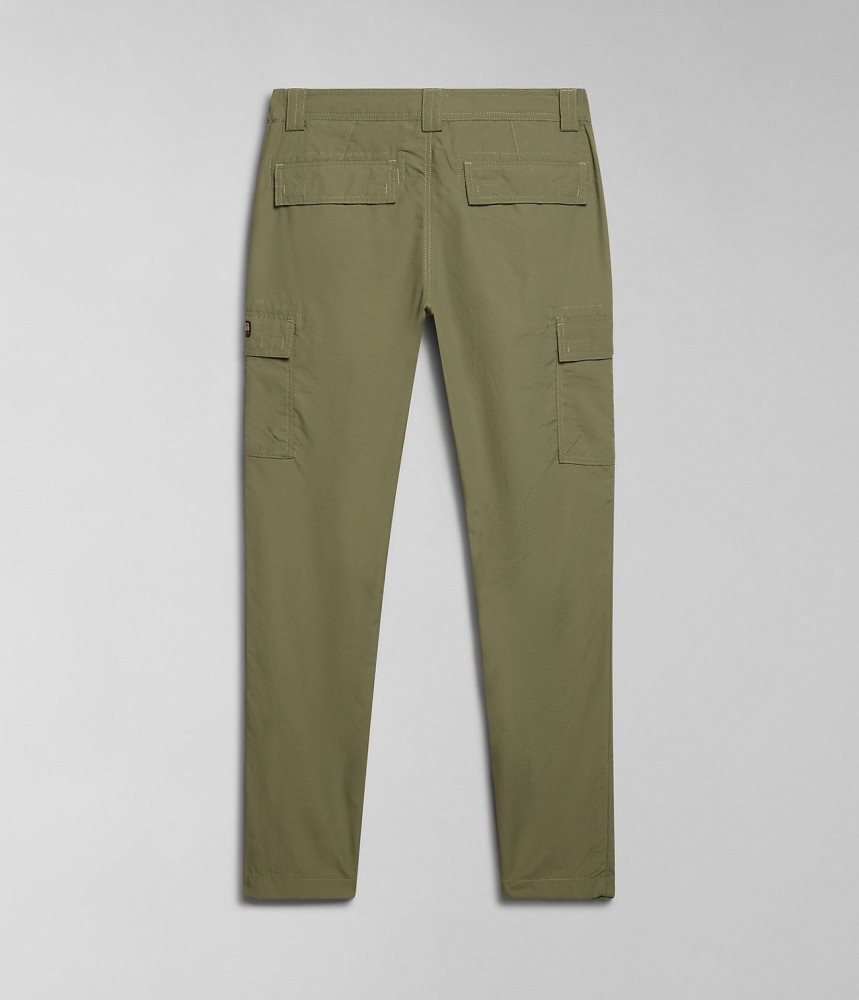 Napapijri Faber Cargo Trousers Cargo Broek Heren Groen | UVPQBIR-82