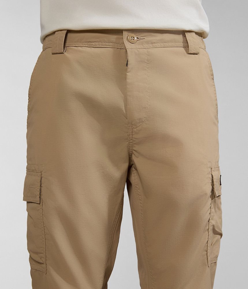 Napapijri Faber Cargo Trousers Cargo Broek Heren Beige | SKLMIRN-07
