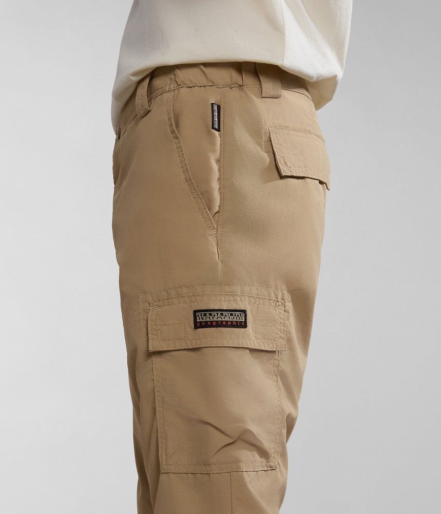 Napapijri Faber Cargo Trousers Cargo Broek Heren Beige | SKLMIRN-07