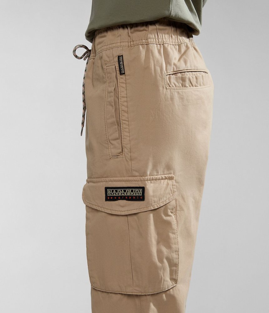 Napapijri Faber Cargo Trousers Cargo Broek Dames Beige | MFNKWAS-25