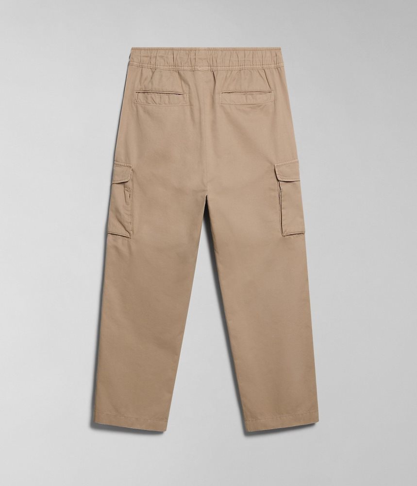 Napapijri Faber Cargo Trousers Cargo Broek Dames Beige | MFNKWAS-25