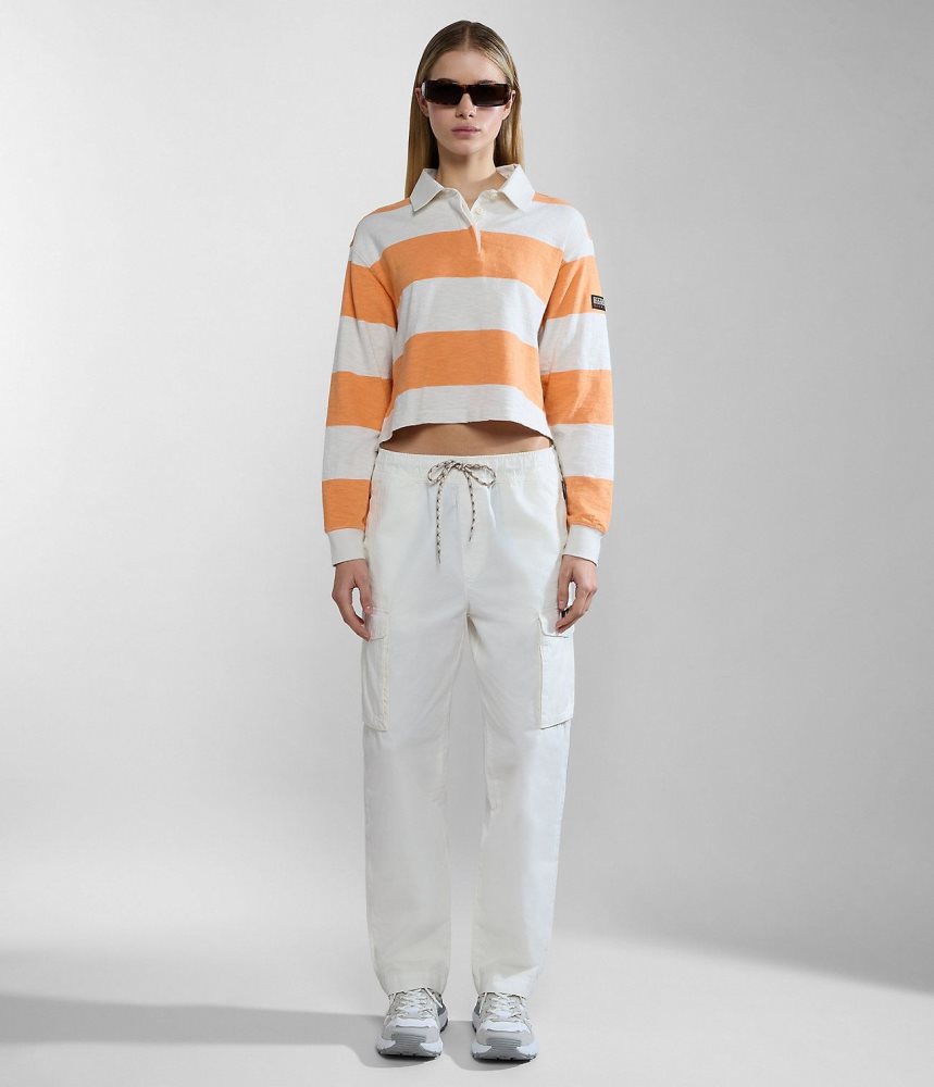 Napapijri Faber Cargo Trousers Cargo Broek Dames Wit | HIQJUBL-49