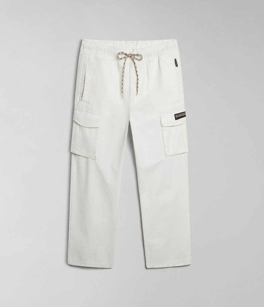 Napapijri Faber Cargo Trousers Cargo Broek Dames Wit | HIQJUBL-49