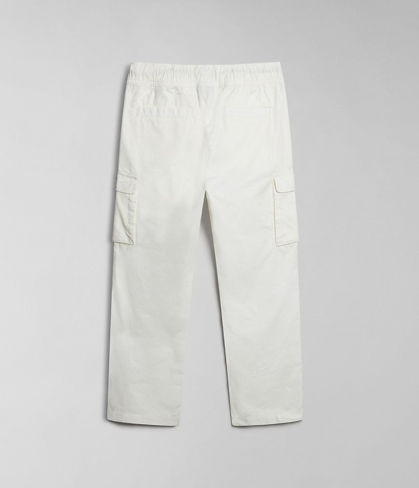 Napapijri Faber Cargo Trousers Cargo Broek Dames Wit | HIQJUBL-49