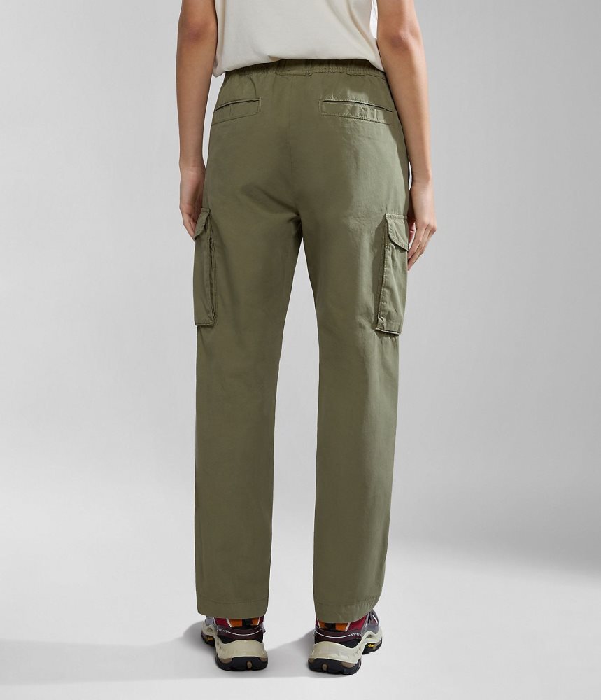 Napapijri Faber Cargo Trousers Cargo Broek Dames Groen | FBEUHYN-10