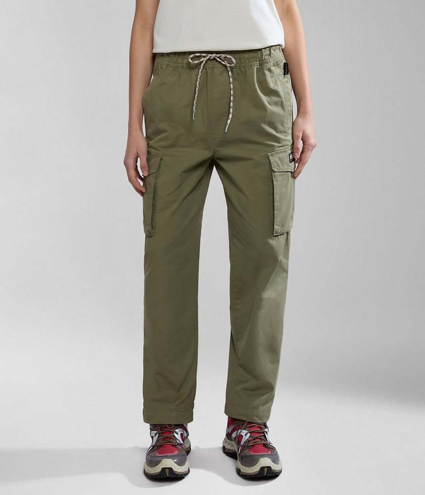 Napapijri Faber Cargo Trousers Cargo Broek Dames Groen | FBEUHYN-10