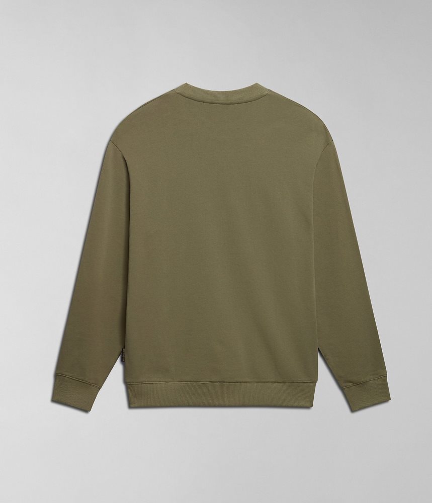 Napapijri Faber Sweatshirt Sweatshirts Dames Groen | ZMVSAFK-24