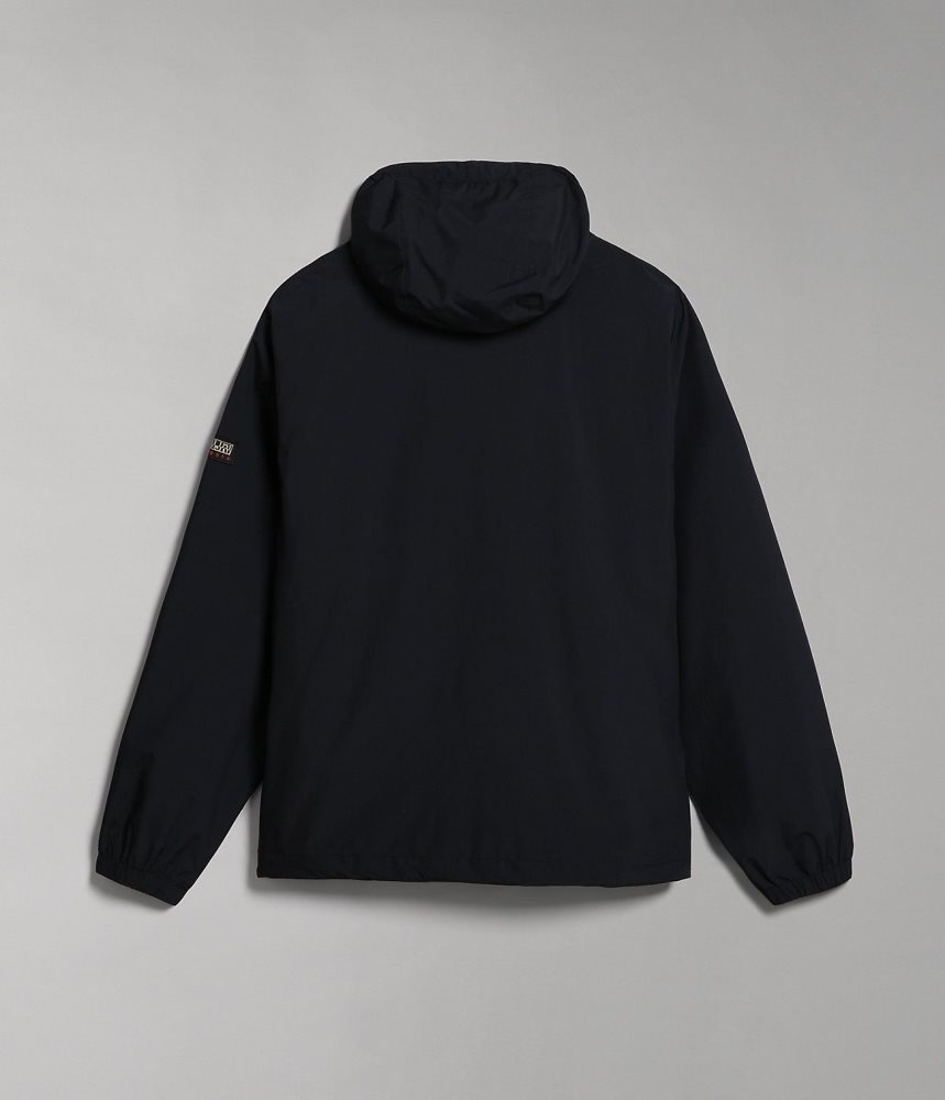 Napapijri Freestrider Anorak Jacket Anoraks Heren Zwart | ZQFUXBE-97