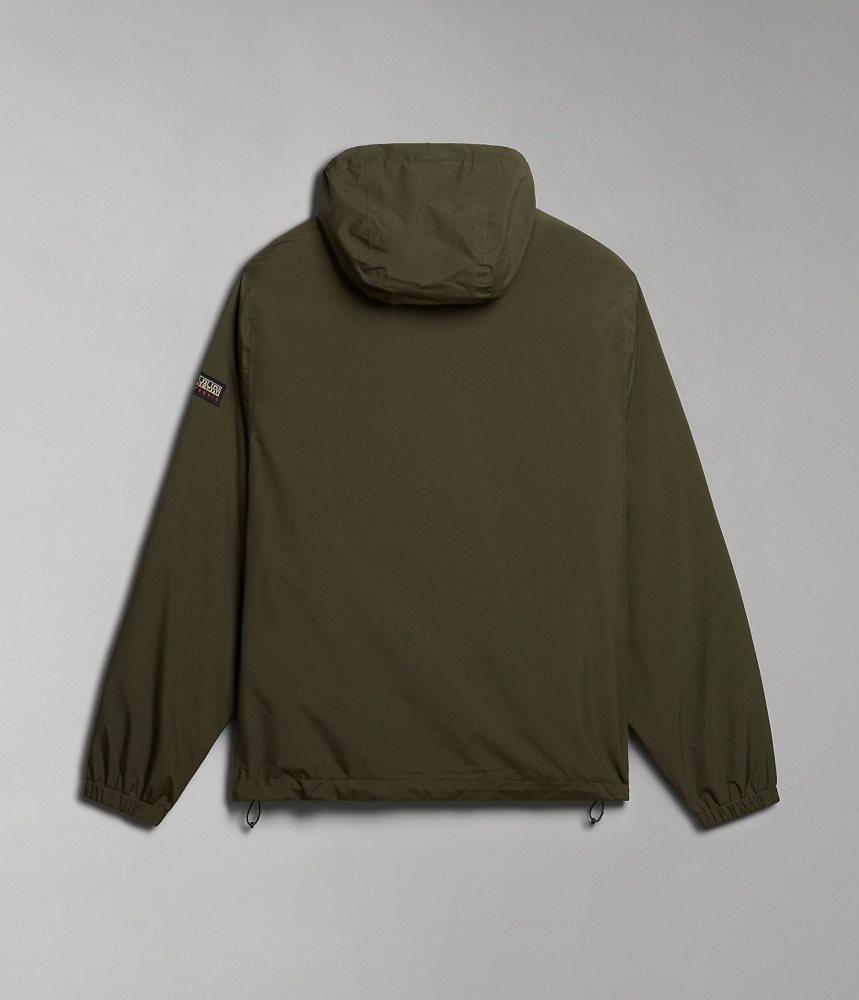 Napapijri Freestrider Anorak Jacket Anoraks Heren Khaki Groen | UIHSCFO-71