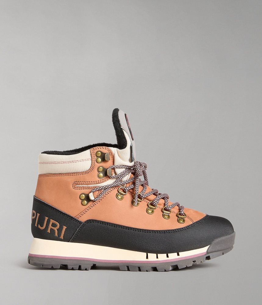 Napapijri Gem City Boots Laarzen Dames Mosterdgeel | UOLKGCN-30