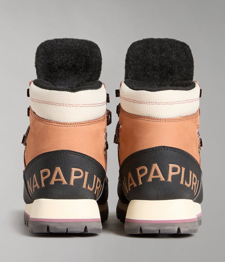 Napapijri Gem City Boots Laarzen Dames Mosterdgeel | UOLKGCN-30