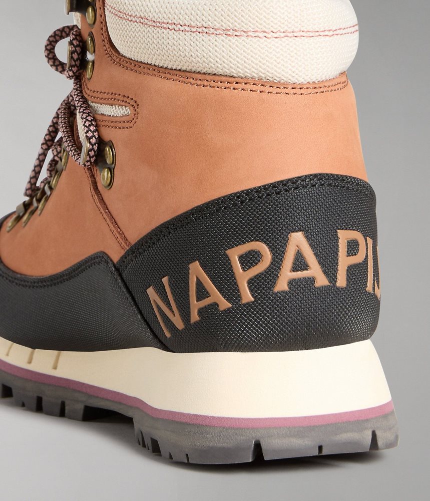Napapijri Gem City Boots Laarzen Dames Mosterdgeel | UOLKGCN-30