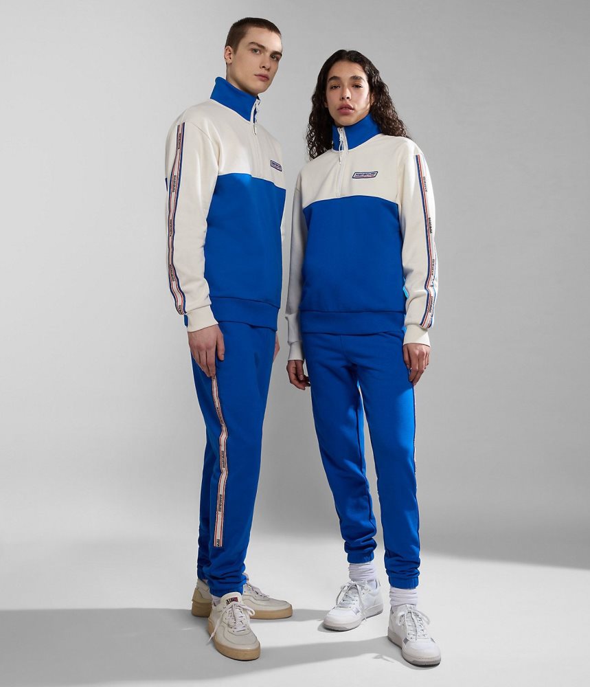Napapijri Grober Joggers Joggingbroek Heren Blauw | BNMDEKO-17
